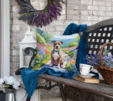 Load image into Gallery viewer, Pit Bull Terrier Spring Path Throw Pillow