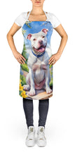Load image into Gallery viewer, Pit Bull Terrier Spring Path Apron – Artist-Designed Kitchen, BBQ &amp; Craft Apron