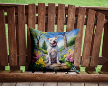 Load image into Gallery viewer, Pit Bull Terrier Spring Path Throw Pillow - 14x14 Decorative Pillow – Art for Your Home &amp; Patio