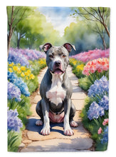 Load image into Gallery viewer, Pit Bull Terrier Spring Path House Flag