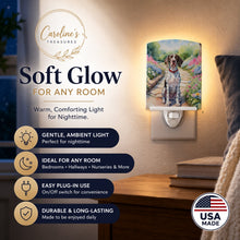 Load image into Gallery viewer, Pointer Spring Path Ceramic Night Light Compact, UL-Certified, Ideal for Bedroom, Bathroom, Nursery, Hallway, Kitchen, 6x4x3, Multicolor
