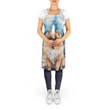 Load image into Gallery viewer, Pomeranian Spring Path Apron – Artist-Designed Kitchen, BBQ &amp; Craft Apron