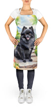 Load image into Gallery viewer, Pomeranian Spring Path Apron – Artist-Designed Kitchen, BBQ &amp; Craft Apron