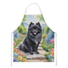 Load image into Gallery viewer, Pomeranian Spring Path Apron – Artist-Designed Kitchen, BBQ &amp; Craft Apron