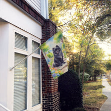 Load image into Gallery viewer, Pomeranian Spring Path House Flag