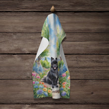 Load image into Gallery viewer, Pomeranian Spring Path Kitchen Towel