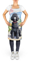Load image into Gallery viewer, Black Poodle Spring Path Apron – Artist-Designed Kitchen, BBQ &amp; Craft Apron