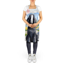 Load image into Gallery viewer, Black Poodle Spring Path Apron – Artist-Designed Kitchen, BBQ &amp; Craft Apron