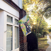 Load image into Gallery viewer, Portuguese Water Dog Spring Path House Flag