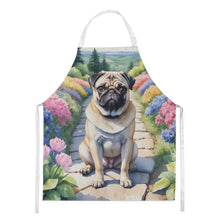 Load image into Gallery viewer, Pug Spring Path Apron – Artist-Designed Kitchen, BBQ &amp; Craft Apron