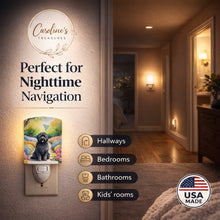 Load image into Gallery viewer, Puli Spring Path Ceramic Night Light Compact, UL-Certified, Ideal for Bedroom, Bathroom, Nursery, Hallway, Kitchen, 6x4x3, Multicolor