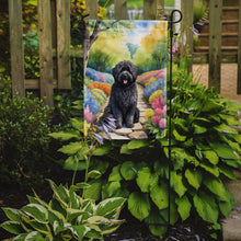 Load image into Gallery viewer, Puli Spring Path Garden Flag  – Dog-Themed Floral Outdoor Decor