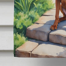 Load image into Gallery viewer, Redbone Coonhound Spring Path House Flag