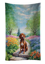 Load image into Gallery viewer, Redbone Coonhound Spring Path Kitchen Towel