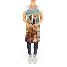 Load image into Gallery viewer, Rhodesian Ridgeback Spring Path Apron – Artist-Designed Kitchen, BBQ &amp; Craft Apron