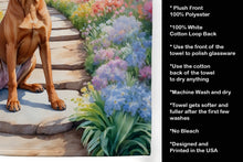 Load image into Gallery viewer, Rhodesian Ridgeback Spring Path Kitchen Towel