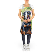 Load image into Gallery viewer, Rottweiler Spring Path Apron – Artist-Designed Kitchen, BBQ &amp; Craft Apron