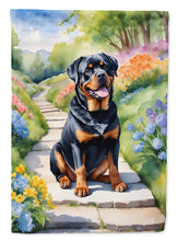 Load image into Gallery viewer, Rottweiler Spring Path House Flag