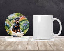 Load image into Gallery viewer, Rottweiler Spring Path Large Sandstone Coasters Pack of 4