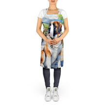 Load image into Gallery viewer, Saint Bernard Spring Path Apron – Artist-Designed Kitchen, BBQ &amp; Craft Apron