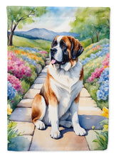 Load image into Gallery viewer, Saint Bernard Spring Path House Flag