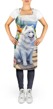 Load image into Gallery viewer, Samoyed Spring Path Apron – Artist-Designed Kitchen, BBQ &amp; Craft Apron