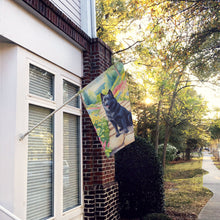 Load image into Gallery viewer, Schipperke Spring Path House Flag