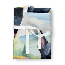 Load image into Gallery viewer, Scottish Terrier Spring Path Apron – Artist-Designed Kitchen, BBQ &amp; Craft Apron