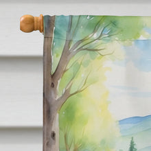 Load image into Gallery viewer, Scottish Terrier Spring Path House Flag
