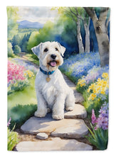 Load image into Gallery viewer, Sealyham Terrier Spring Path House Flag