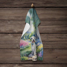Load image into Gallery viewer, Sealyham Terrier Spring Path Kitchen Towel