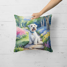Load image into Gallery viewer, Sealyham Terrier Spring Path Throw Pillow