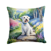 Load image into Gallery viewer, Sealyham Terrier Spring Path Throw Pillow