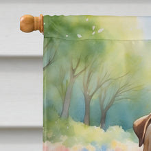 Load image into Gallery viewer, Shar Pei Spring Path House Flag