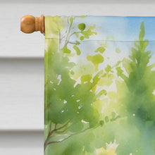 Load image into Gallery viewer, Shiba Inu Spring Path House Flag
