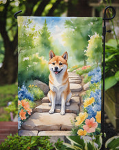 Load image into Gallery viewer, Shiba Inu Spring Path Garden Flag  – Dog-Themed Floral Outdoor Decor