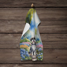 Load image into Gallery viewer, Shih Tzu Spring Path Kitchen Towel