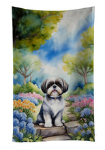 Load image into Gallery viewer, Shih Tzu Spring Path Kitchen Towel