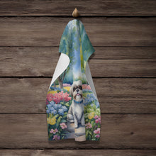 Load image into Gallery viewer, Shih Tzu Spring Path Kitchen Towel