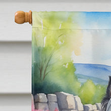 Load image into Gallery viewer, Skye Terrier Spring Path House Flag