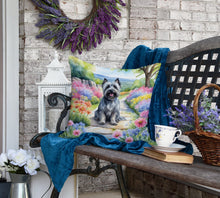 Load image into Gallery viewer, Skye Terrier Spring Path Throw Pillow
