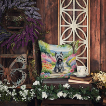 Load image into Gallery viewer, Skye Terrier Spring Path Throw Pillow