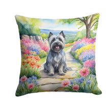 Load image into Gallery viewer, Skye Terrier Spring Path Throw Pillow