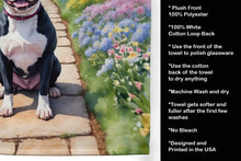 Load image into Gallery viewer, Staffordshire Bull Terrier Spring Path Kitchen Towel