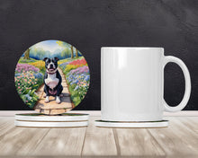 Load image into Gallery viewer, Staffordshire Bull Terrier Spring Path Large Sandstone Coasters Pack of 4