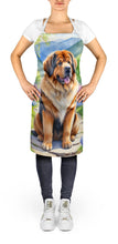 Load image into Gallery viewer, Tibetan Mastiff Spring Path Apron – Artist-Designed Kitchen, BBQ &amp; Craft Apron