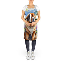 Load image into Gallery viewer, Tibetan Mastiff Spring Path Apron – Artist-Designed Kitchen, BBQ &amp; Craft Apron