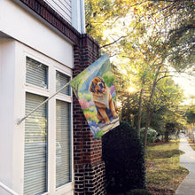 Load image into Gallery viewer, Tibetan Mastiff Spring Path House Flag