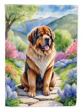 Load image into Gallery viewer, Tibetan Mastiff Spring Path Garden Flag  – Dog-Themed Floral Outdoor Decor