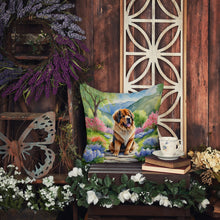 Load image into Gallery viewer, Tibetan Mastiff Spring Path Throw Pillow